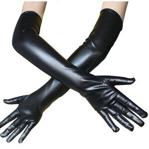 Black Opera Gloves